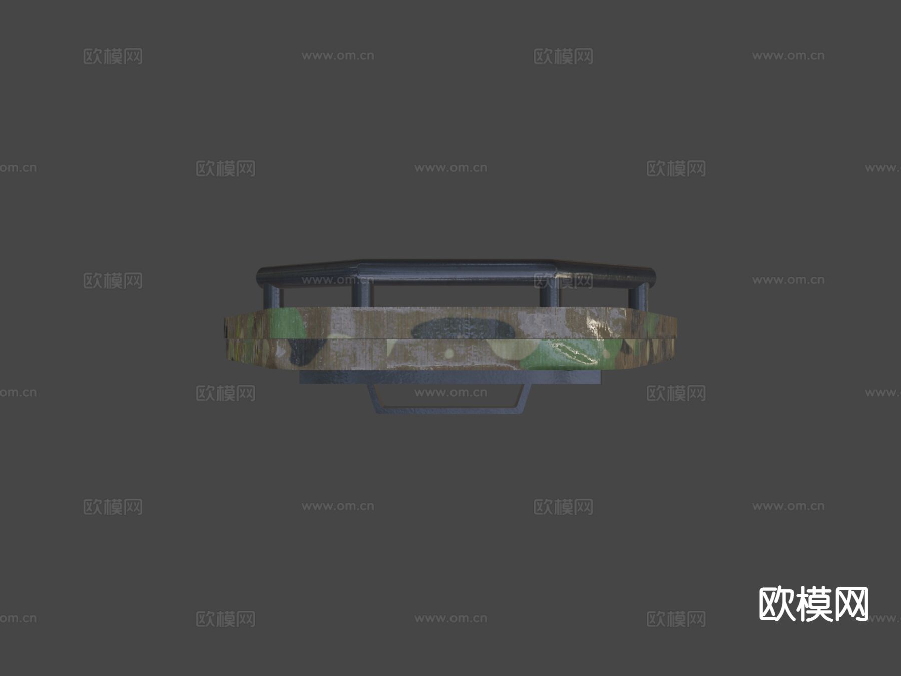 战术盾牌su模型下载（渲染图6）