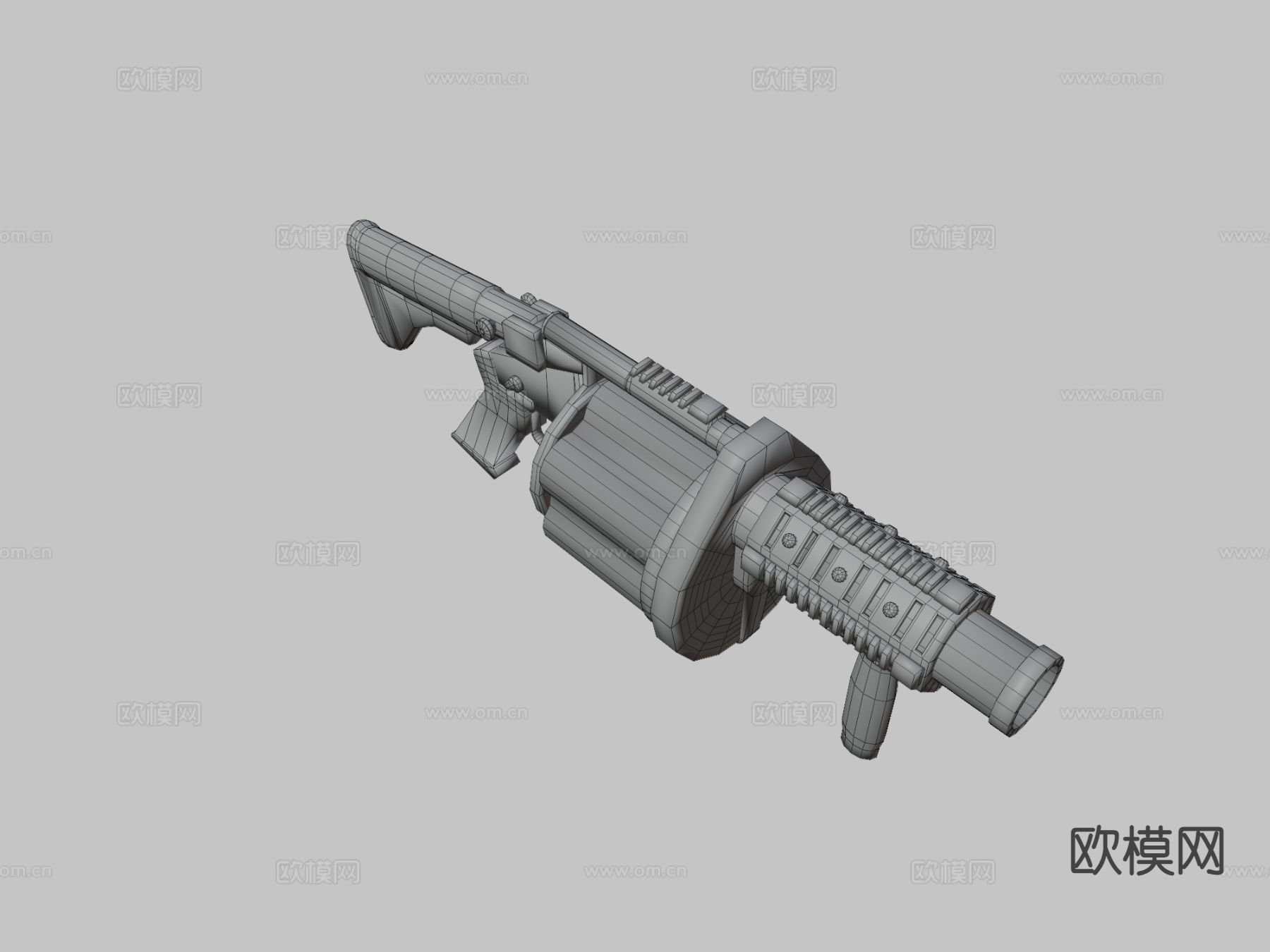 榴弹发射器su模型