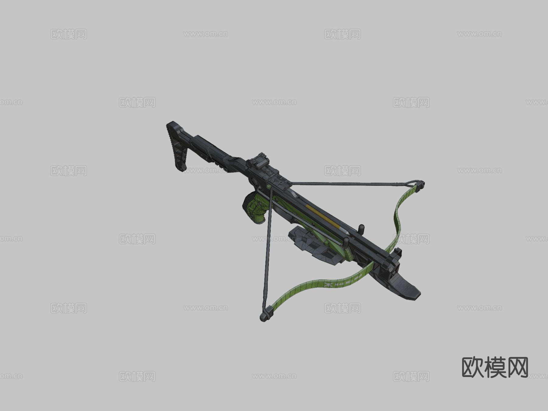 M48地狱鹰突击弩su模型下载（渲染图1）