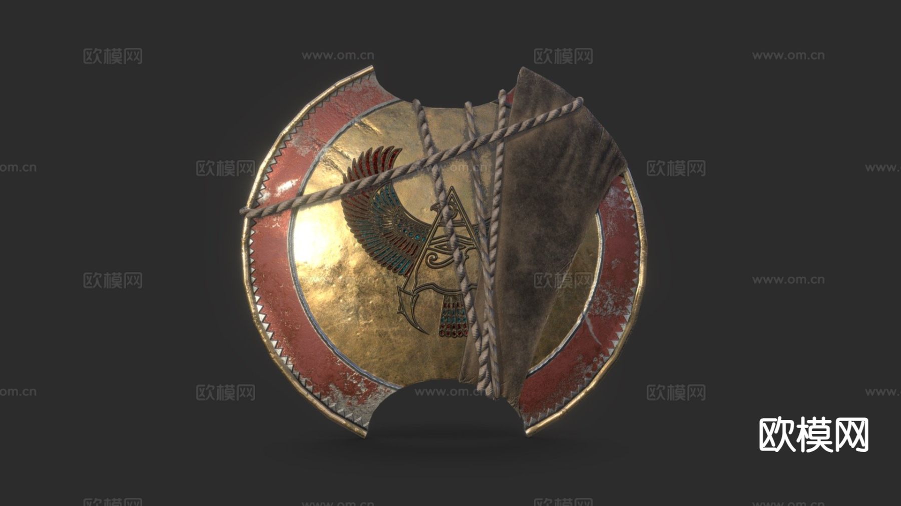 巴耶克的盾牌su模型下载（渲染图2）