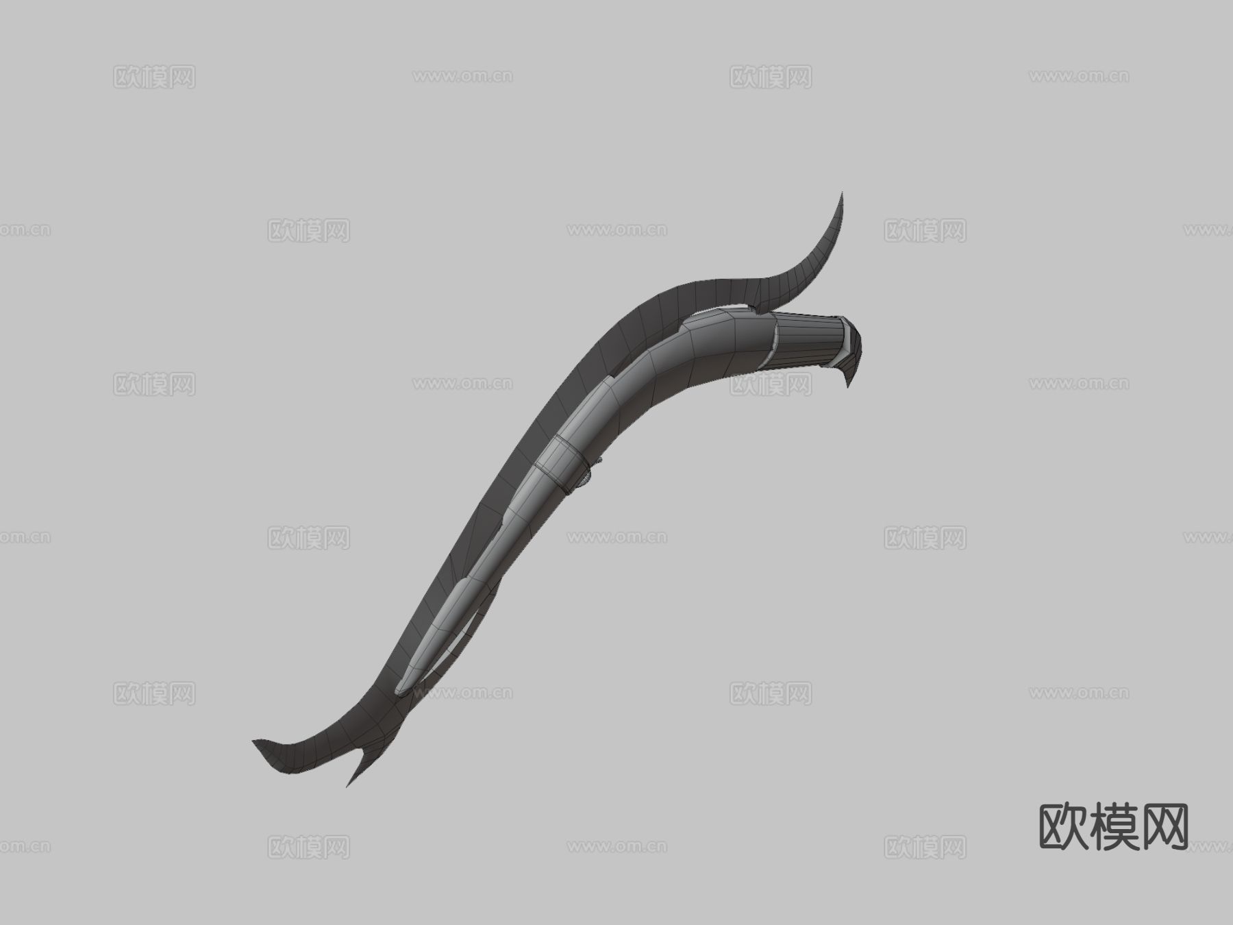 死亡地带系列-弯刀su模型下载（渲染图3）