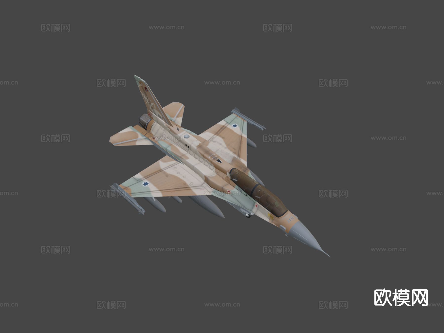 通用动力飞机su模型下载（渲染图7）