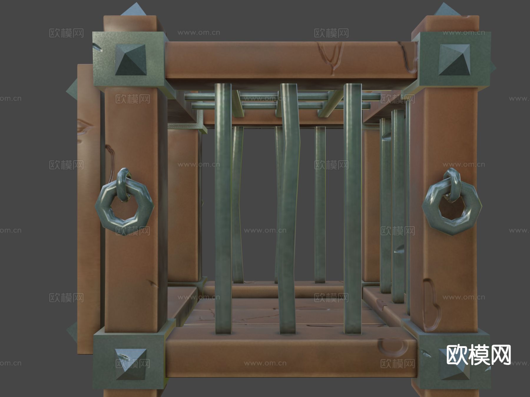 卡通笼子su模型下载（渲染图6）