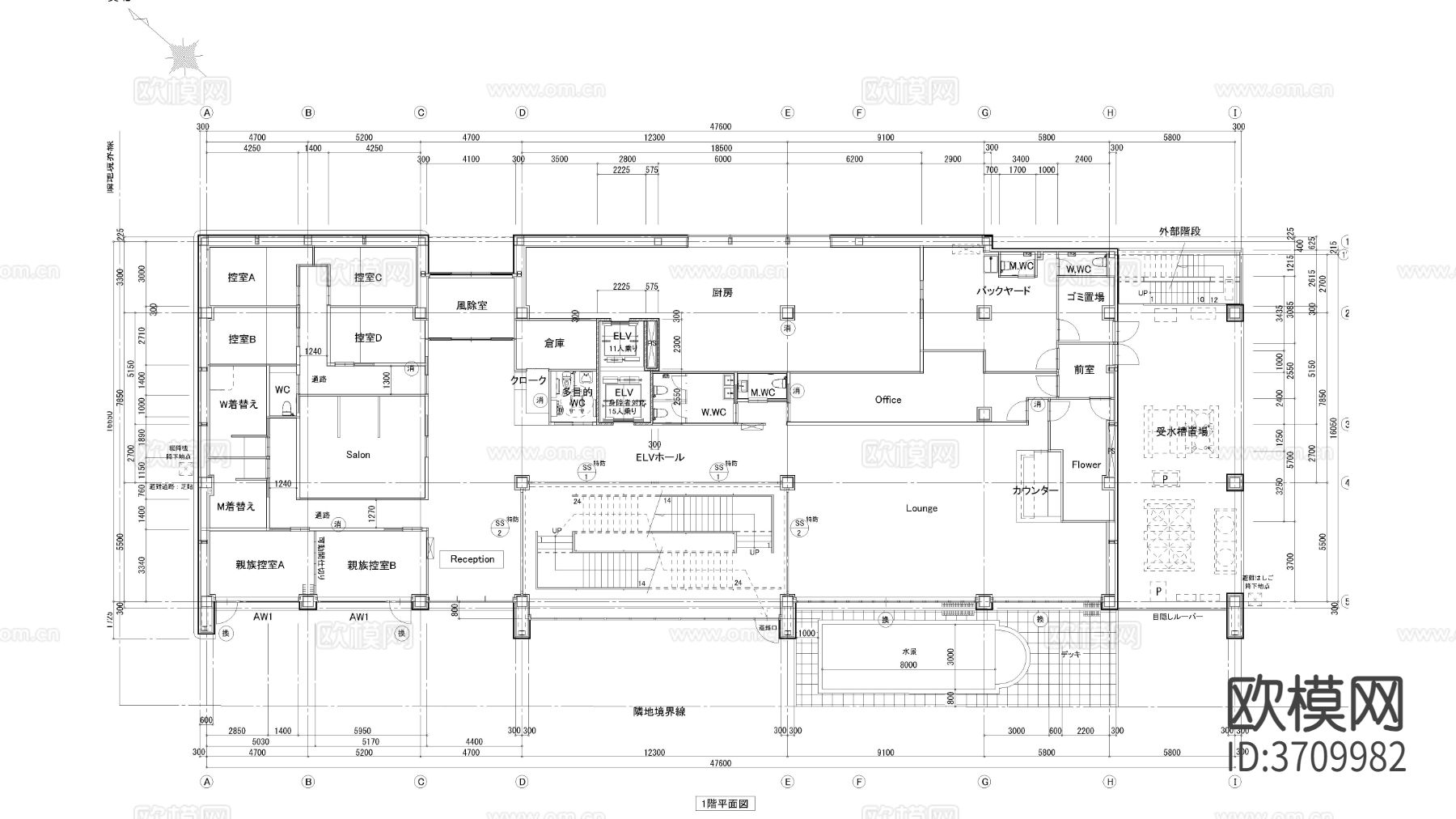 多层建筑物cad施工图