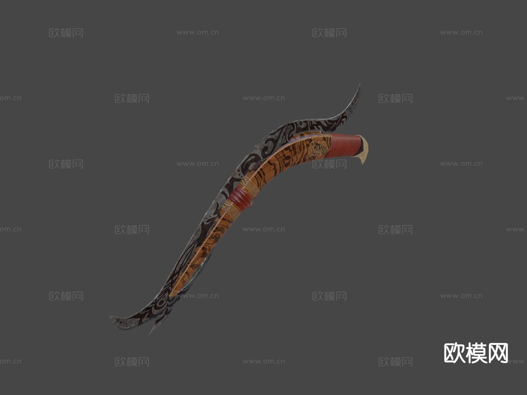 死亡地带系列-弯刀su模型下载（渲染图6）