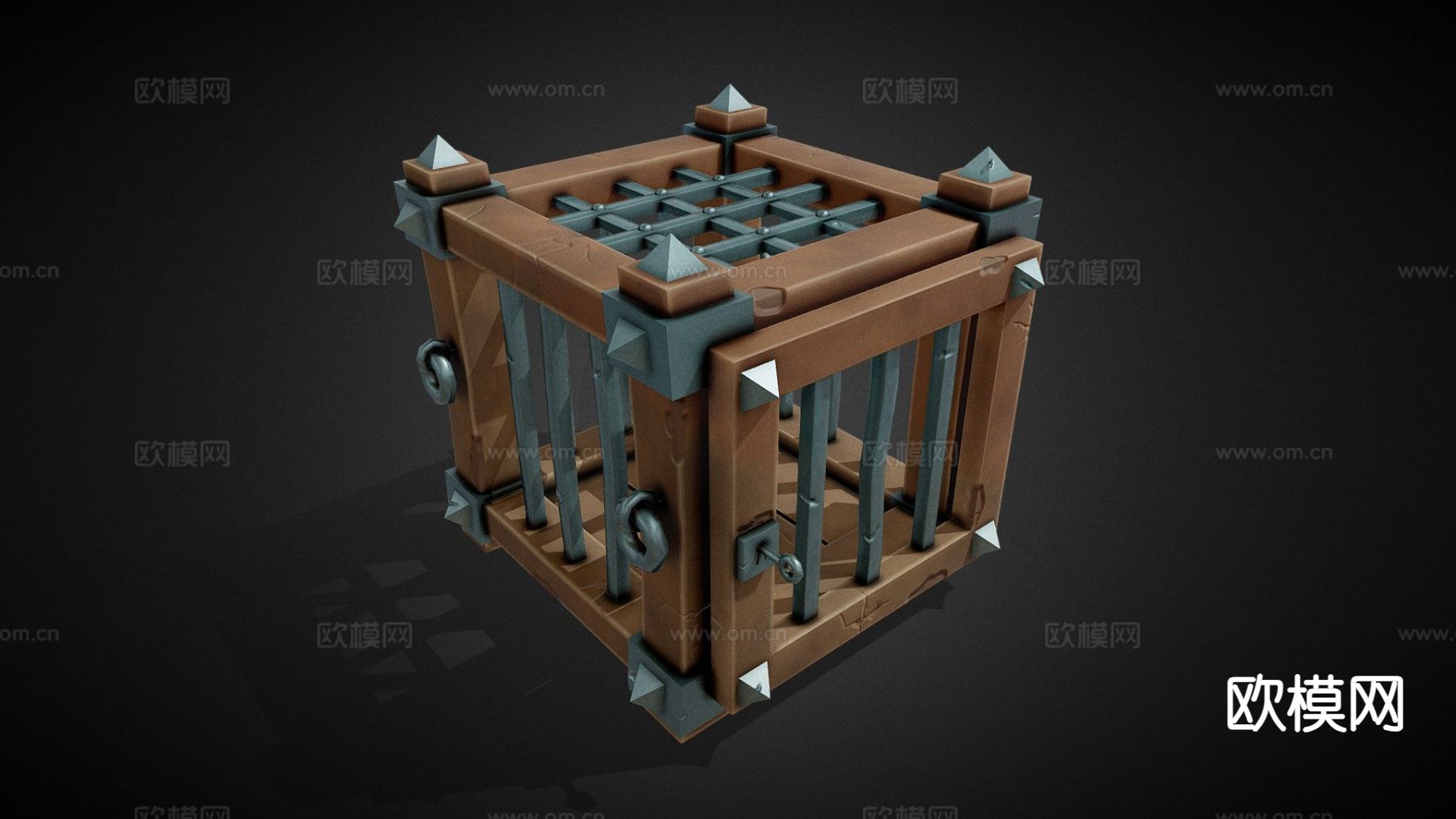 卡通笼子su模型下载（渲染图7）