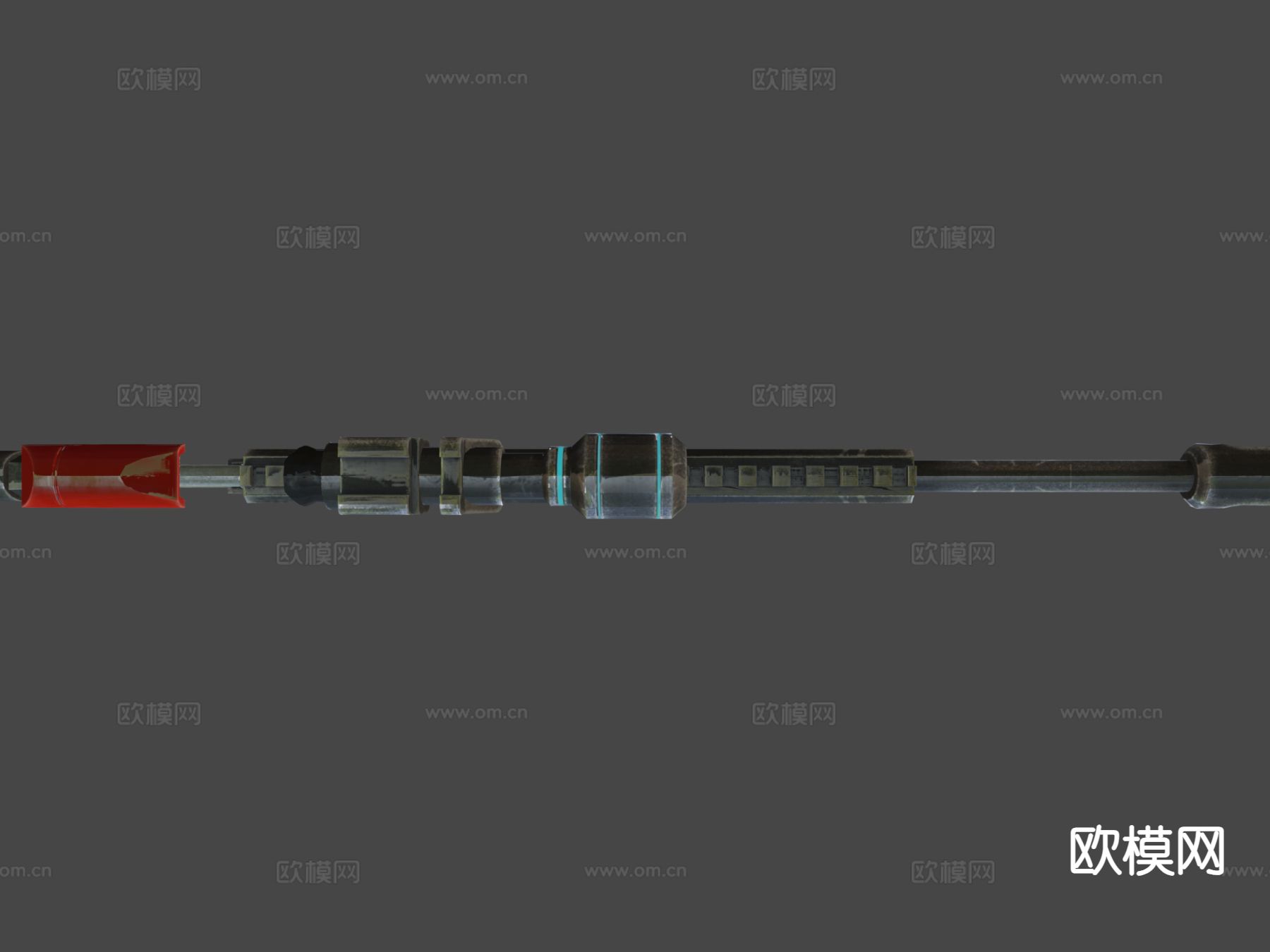 狙击枪su模型下载（渲染图4）