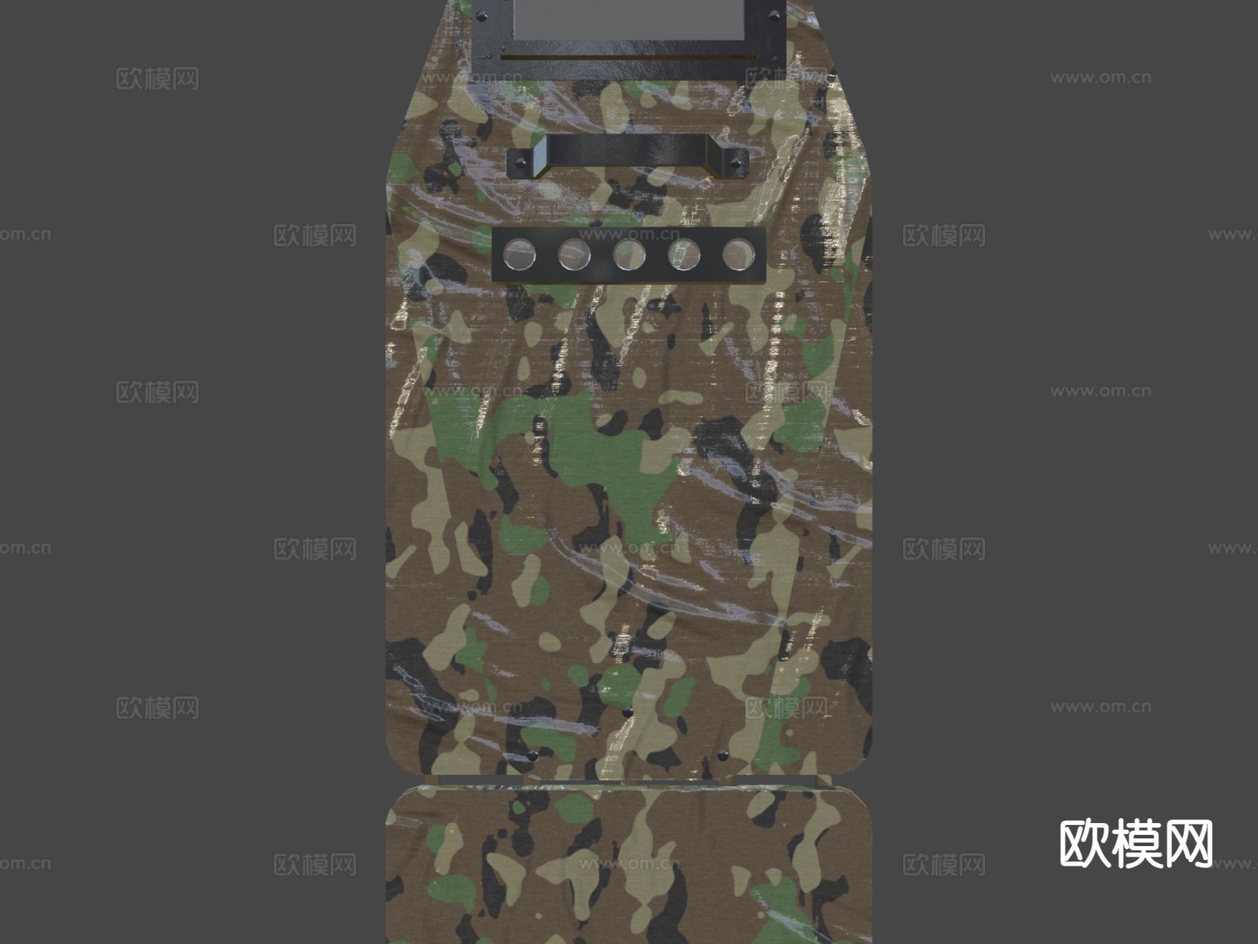 战术盾牌su模型下载（渲染图8）