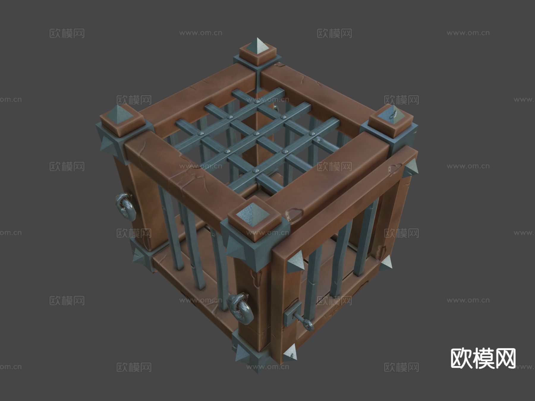 卡通笼子su模型下载（渲染图4）