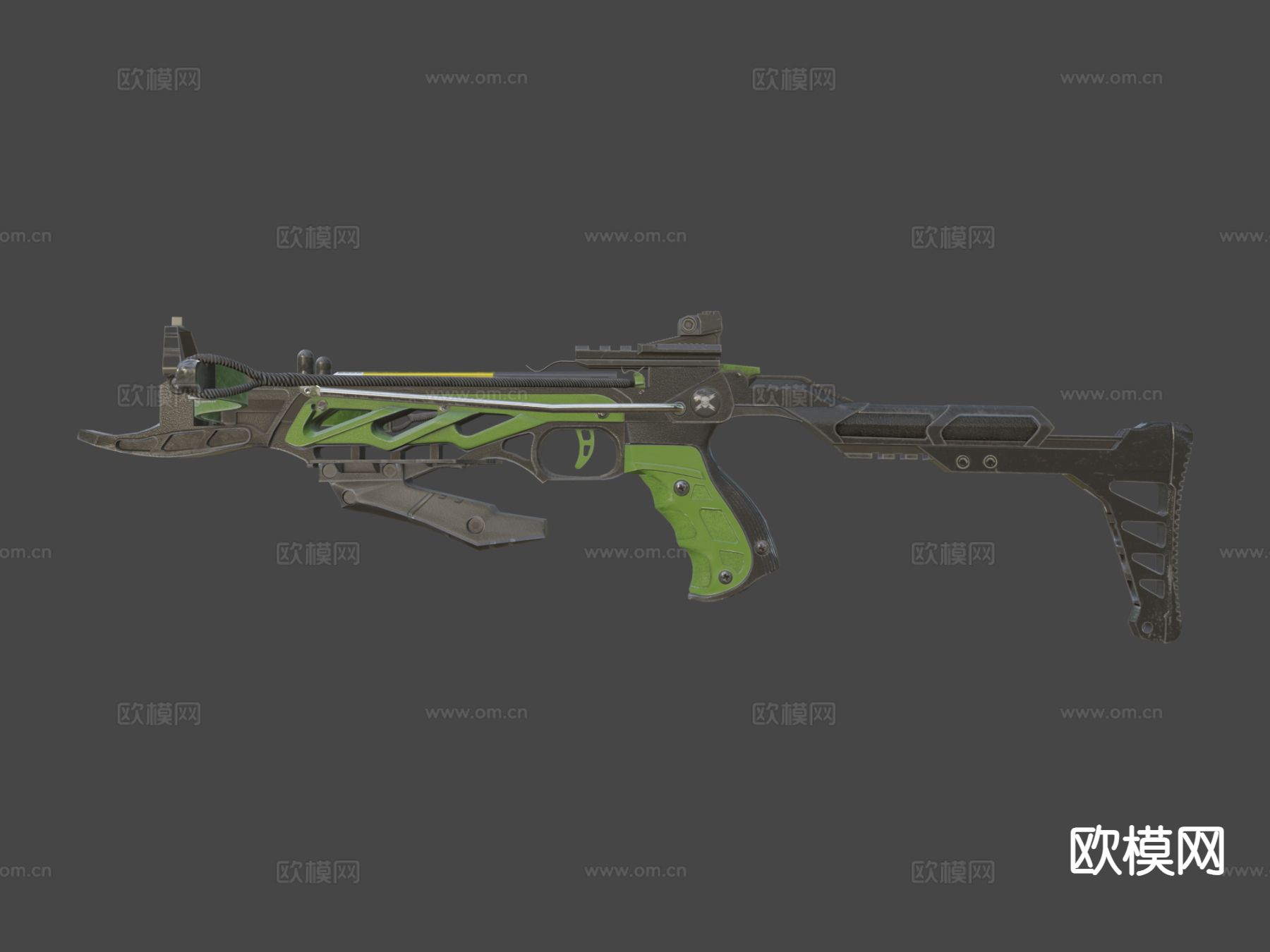 M48地狱鹰突击弩su模型下载（渲染图2）