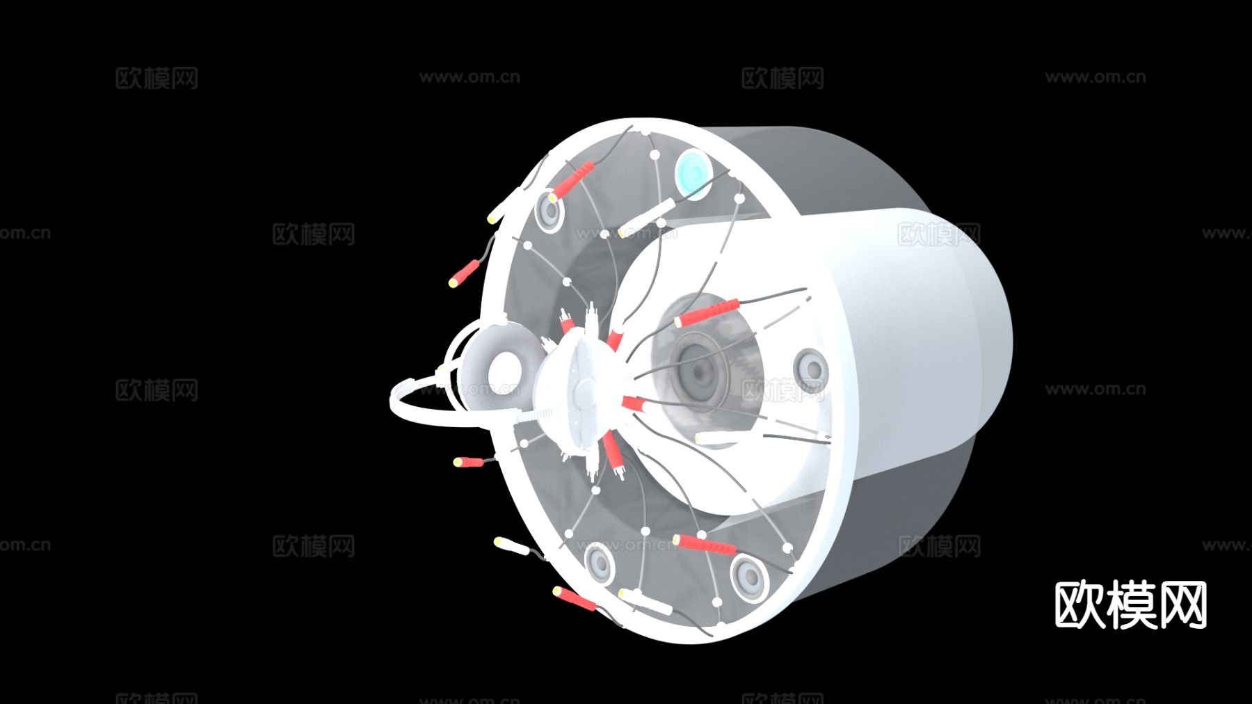 摄影机 镜头 电子设备3d模型