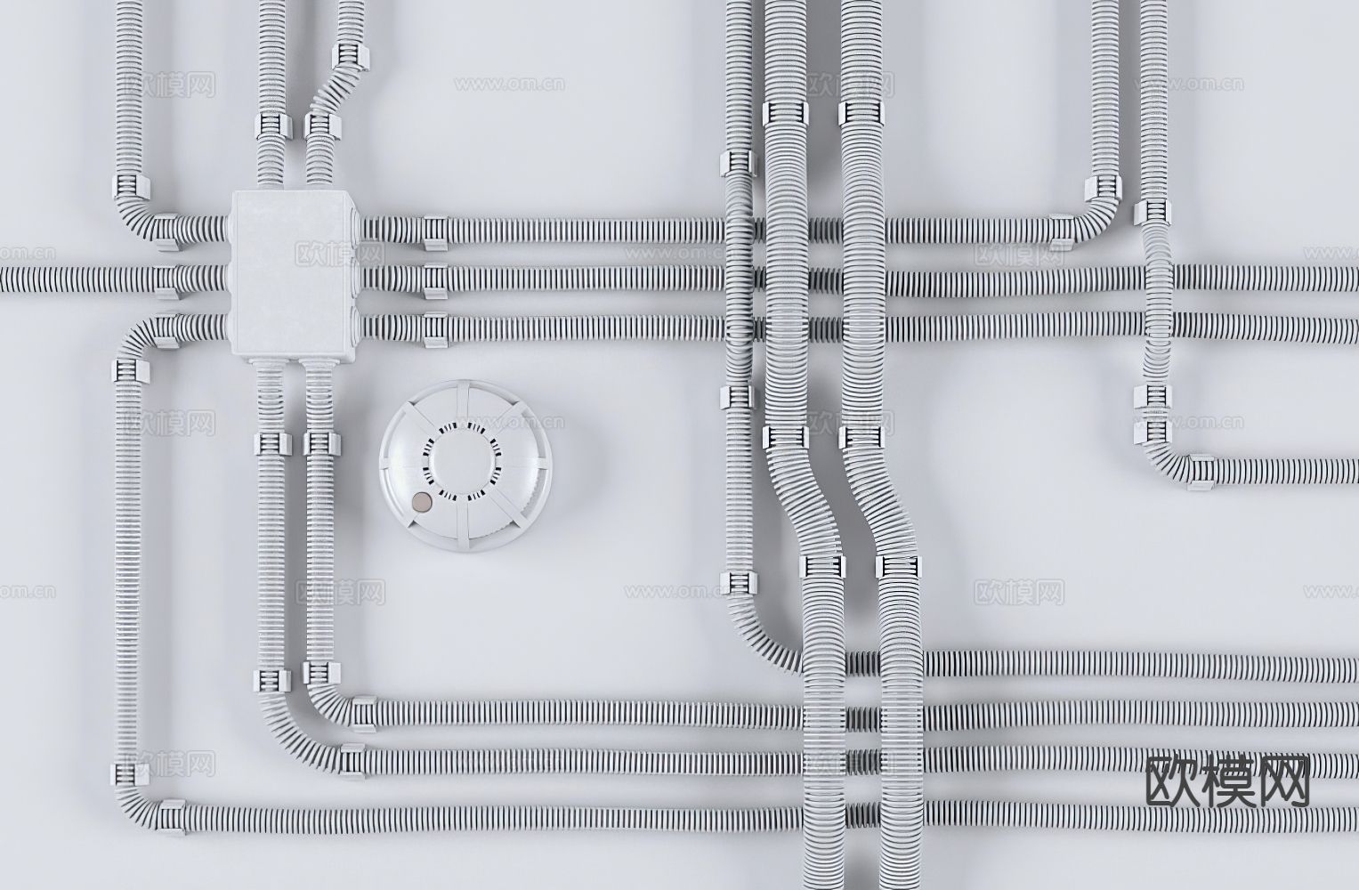 气体管路 气体管道3d模型