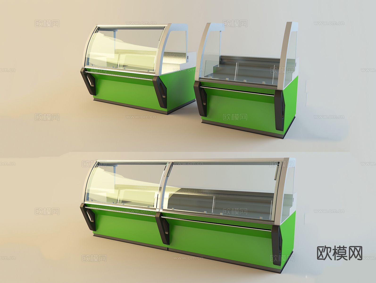 冰箱冰柜 冷藏柜 保鲜柜3d模型