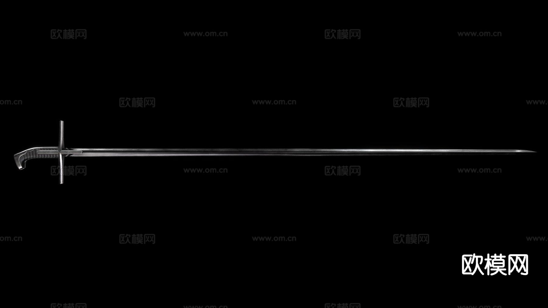 骑兵剑su模型下载（渲染图2）