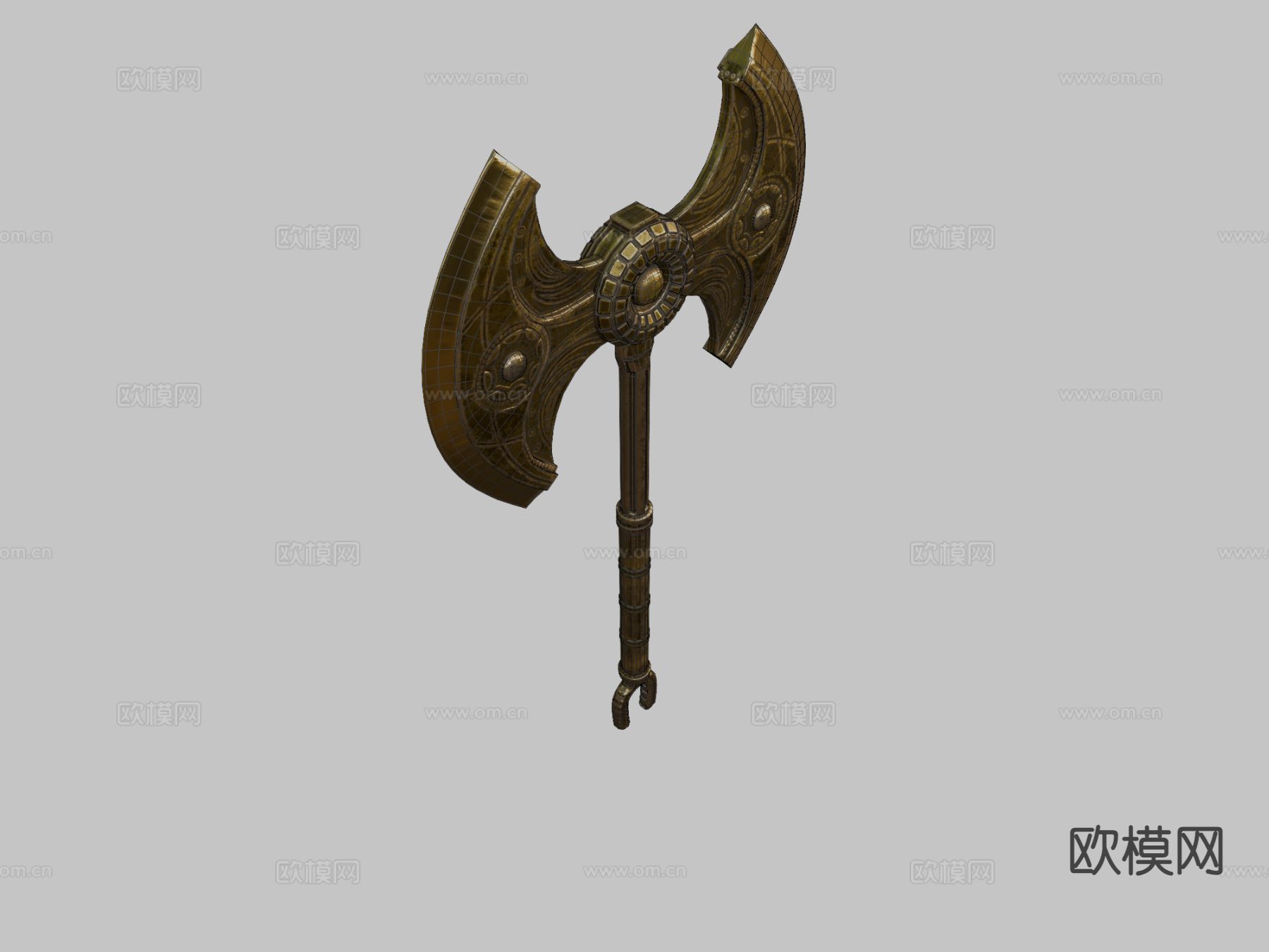 矮人战斧su模型下载（渲染图1）