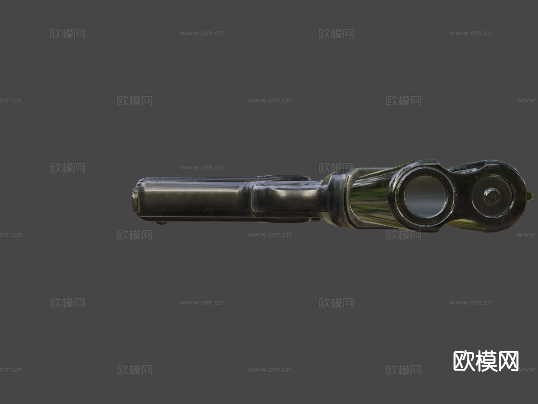 微型手枪su模型下载（渲染图6）