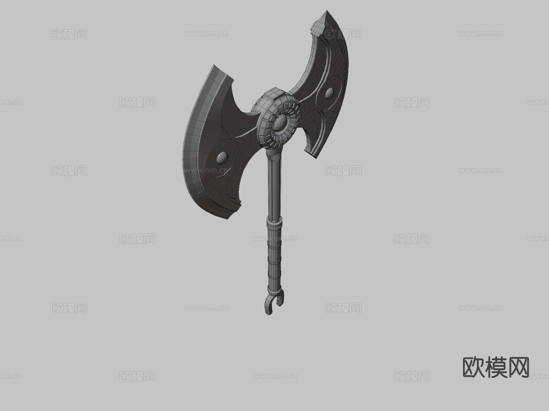 矮人战斧su模型下载（渲染图3）