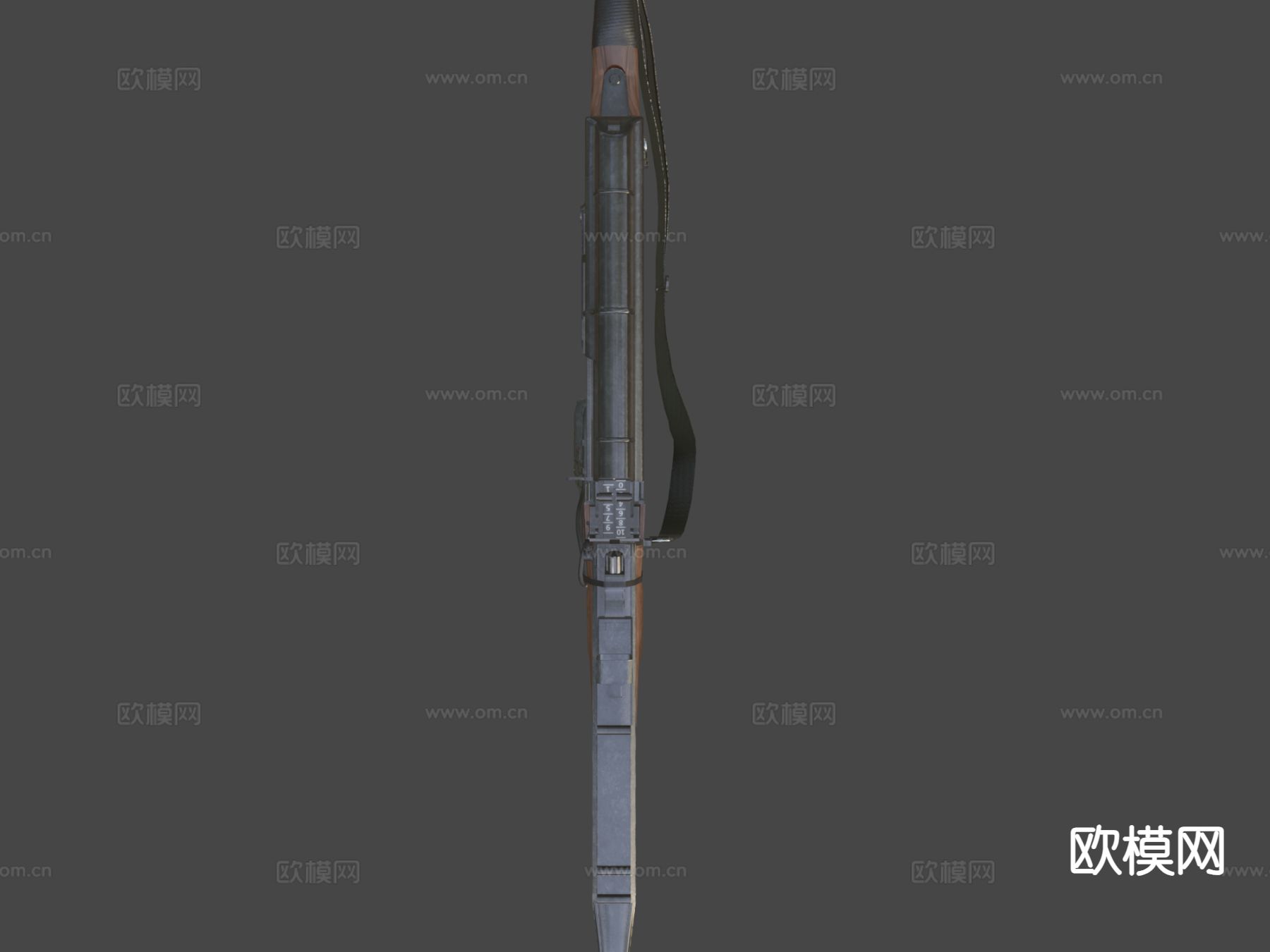 AK47步枪su模型下载（渲染图5）