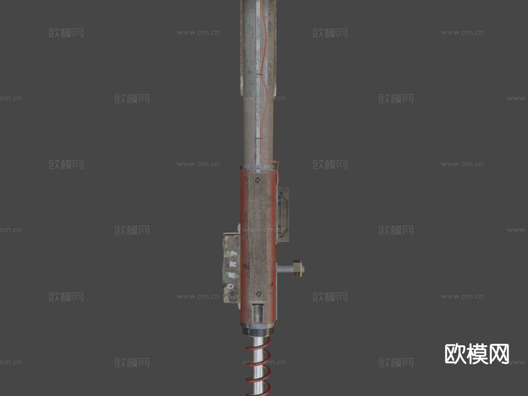 废品枪su模型下载（渲染图5）