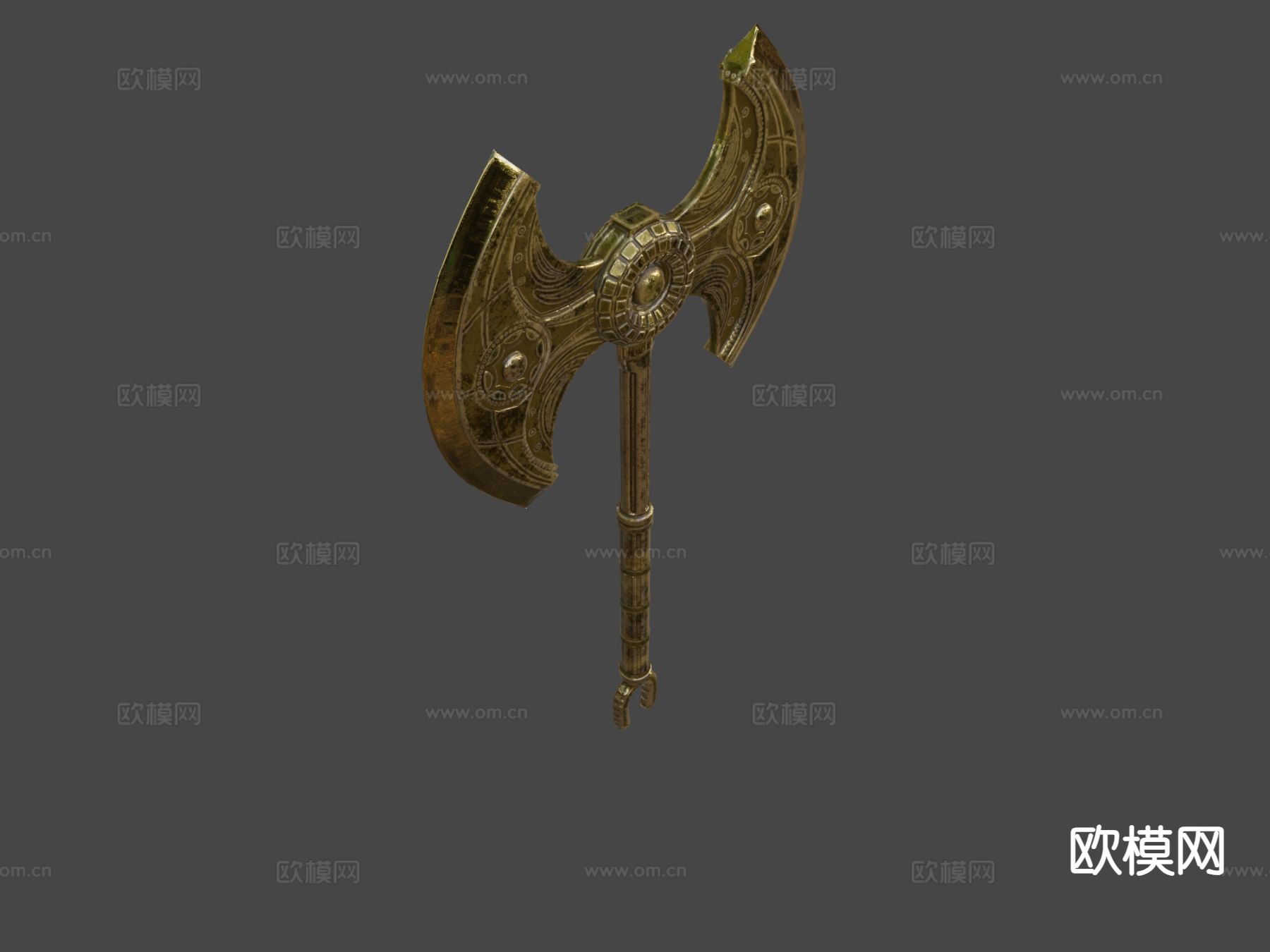 矮人战斧su模型下载（渲染图5）
