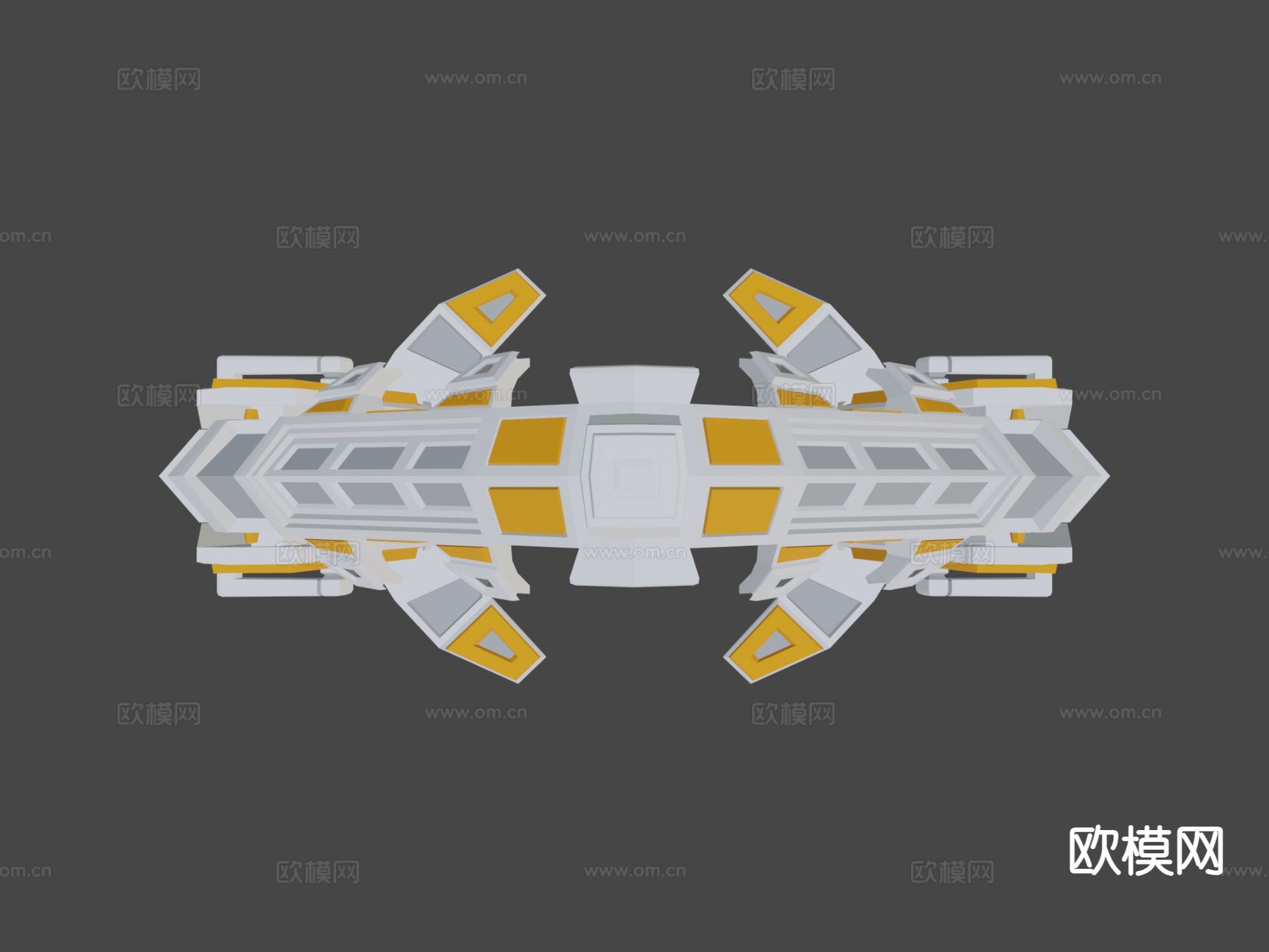 SciFiRTS结构 传送门su模型下载（渲染图6）