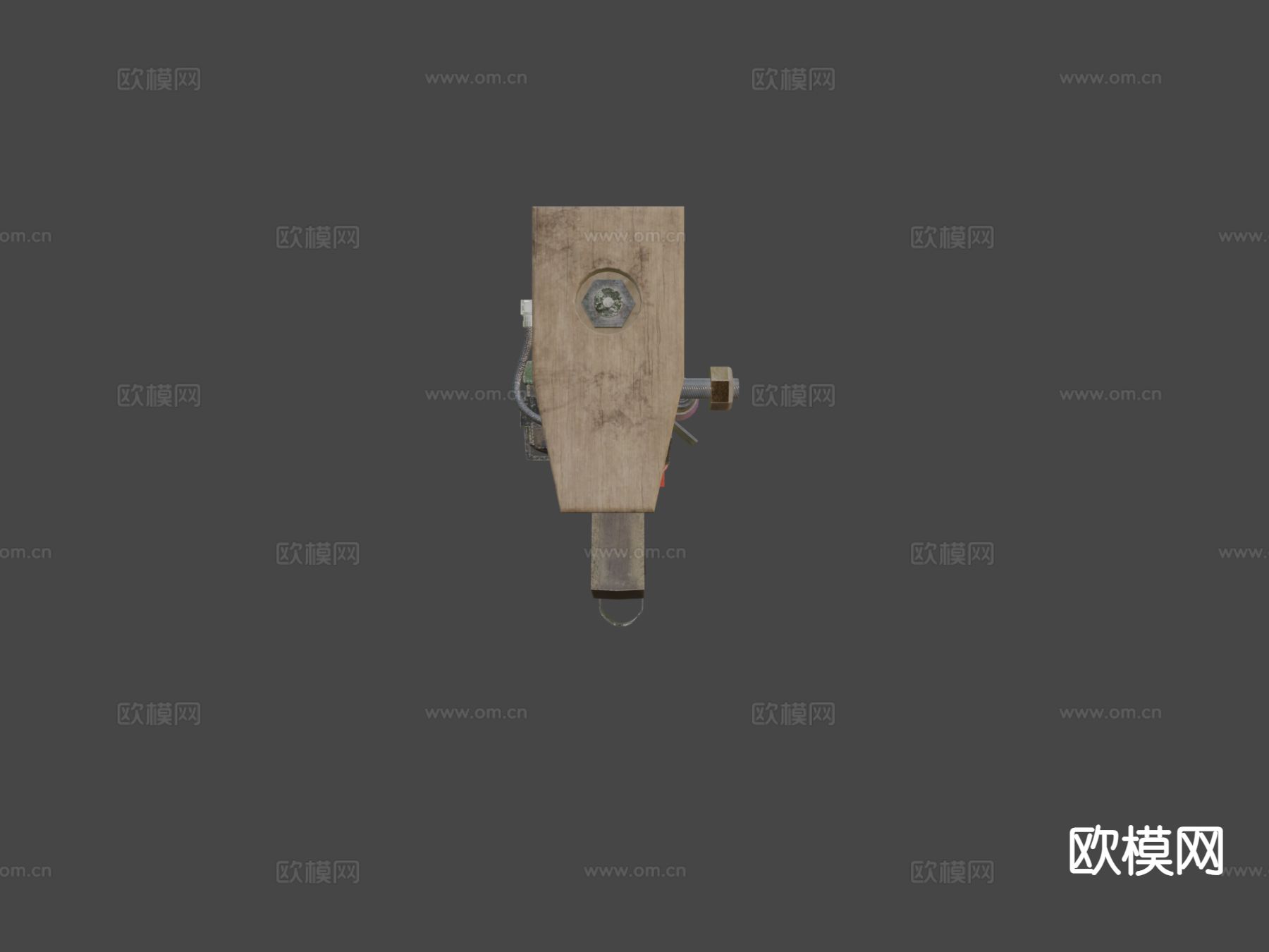 废品枪su模型下载（渲染图4）