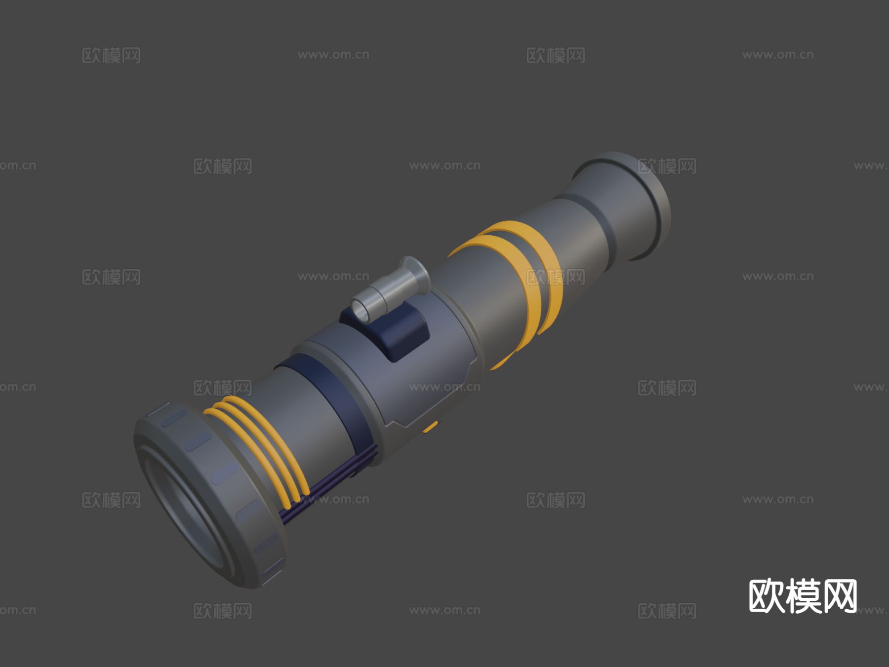 卡通枪 巴祖卡su模型下载（渲染图4）