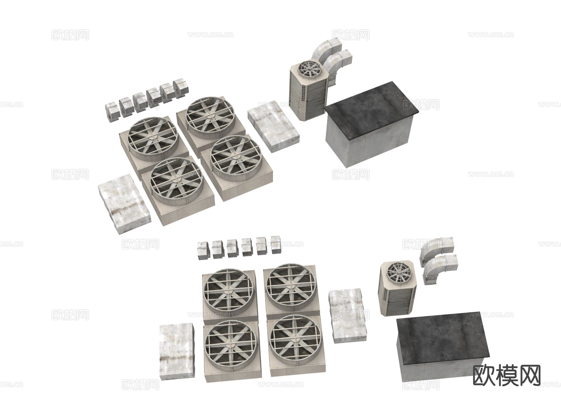 工业器材 换气扇3d模型