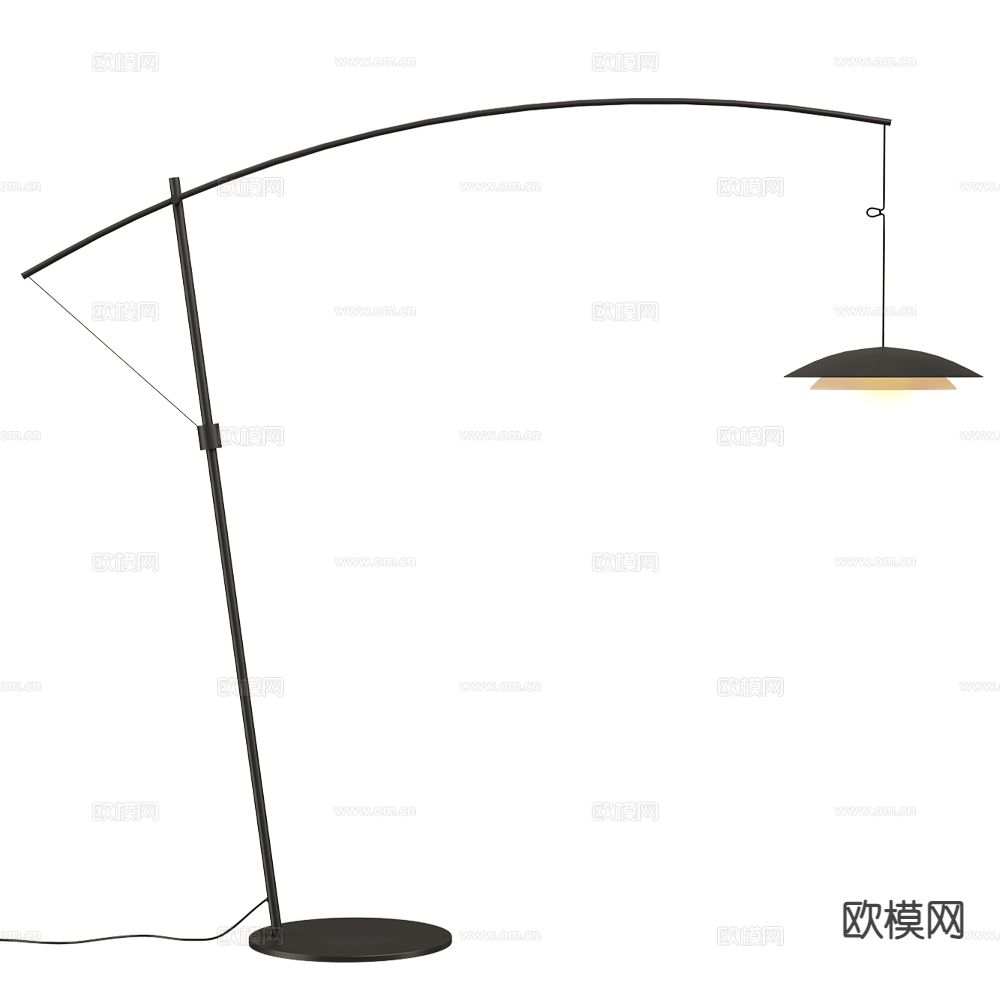 LedsC4 落地灯3d模型