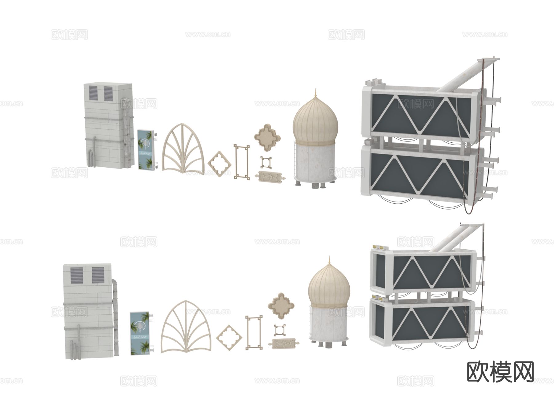 工业设备 变压器3d模型