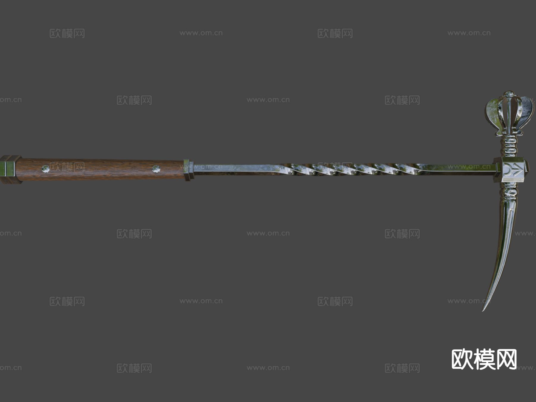 世纪波兰战锤su模型下载（渲染图6）