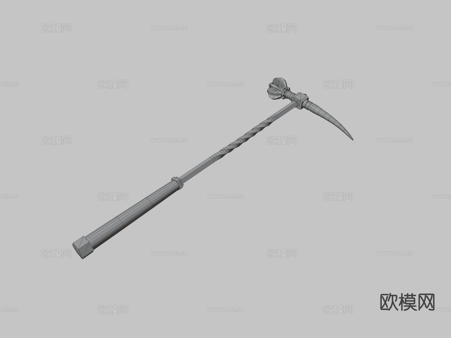 世纪波兰战锤su模型下载（渲染图3）