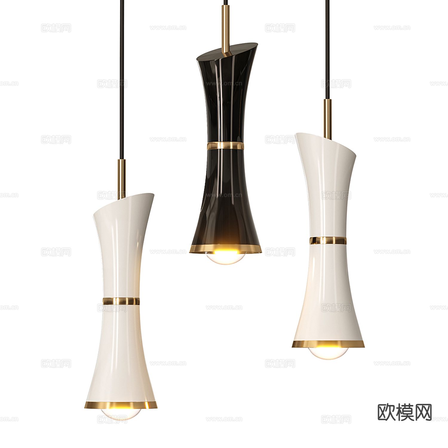 Elegant意式吊灯su模型下载（渲染图2）