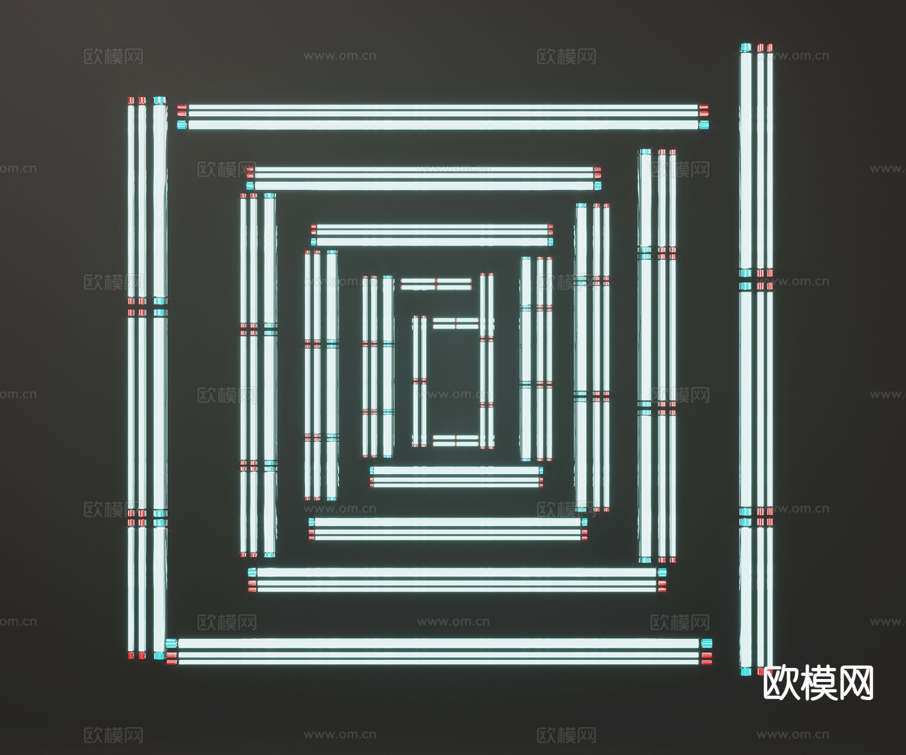 霓虹灯 装饰灯 网红灯3d模型