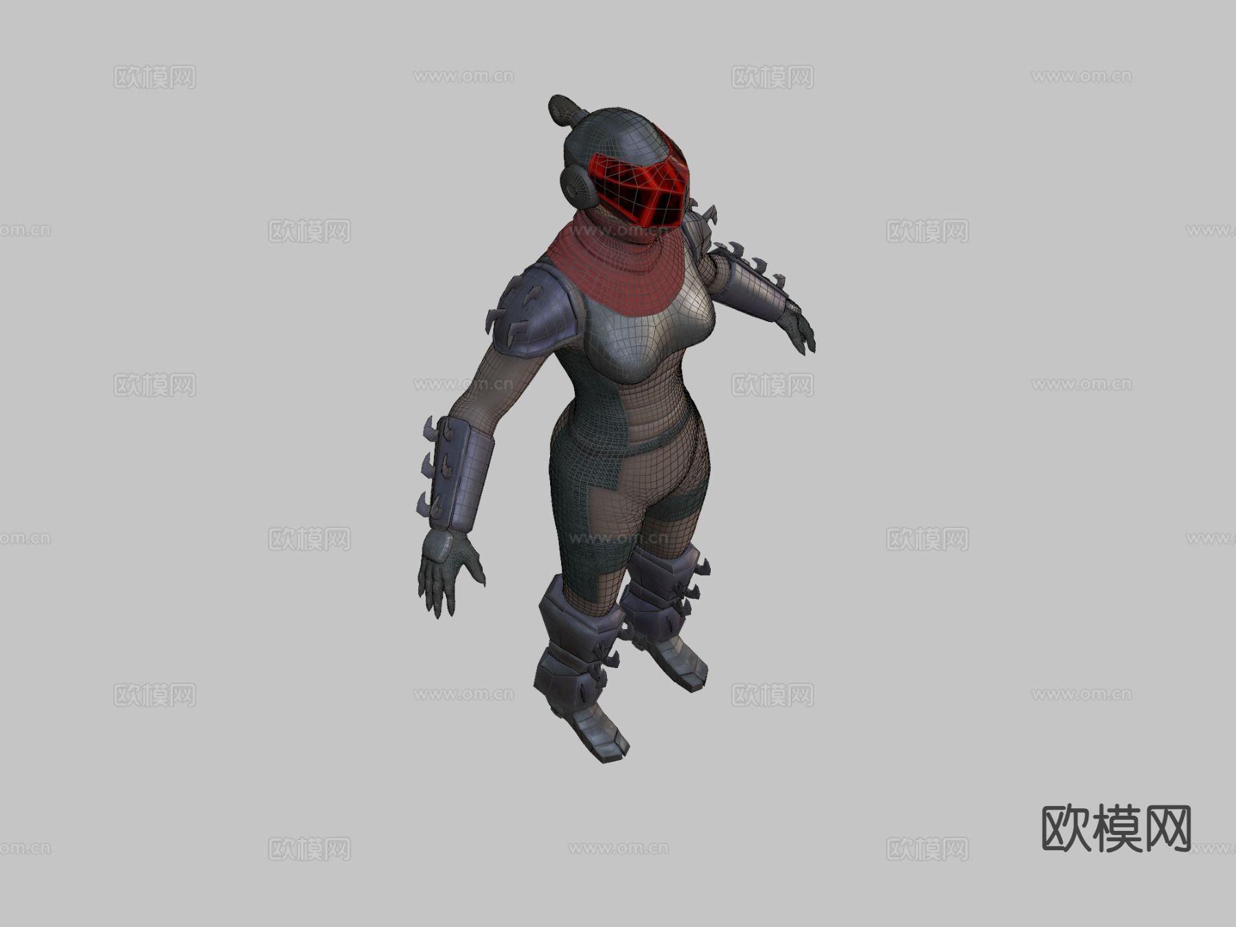 赛博忍者 阴影系列su模型下载（渲染图1）
