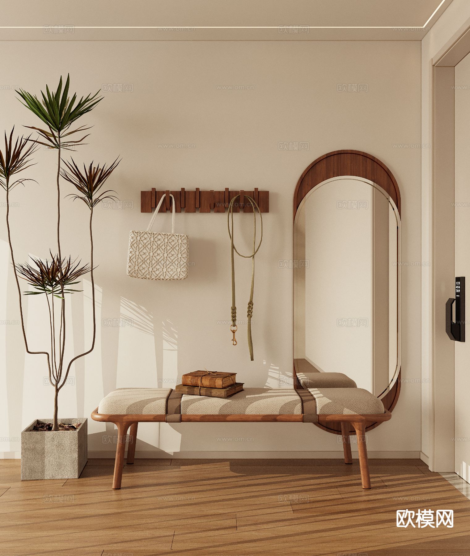 凳子 换鞋凳 沙发凳3d模型下载