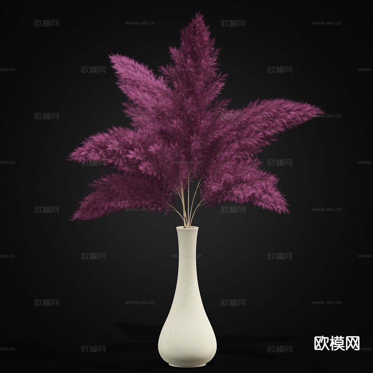 简约花艺 花瓶3d模型