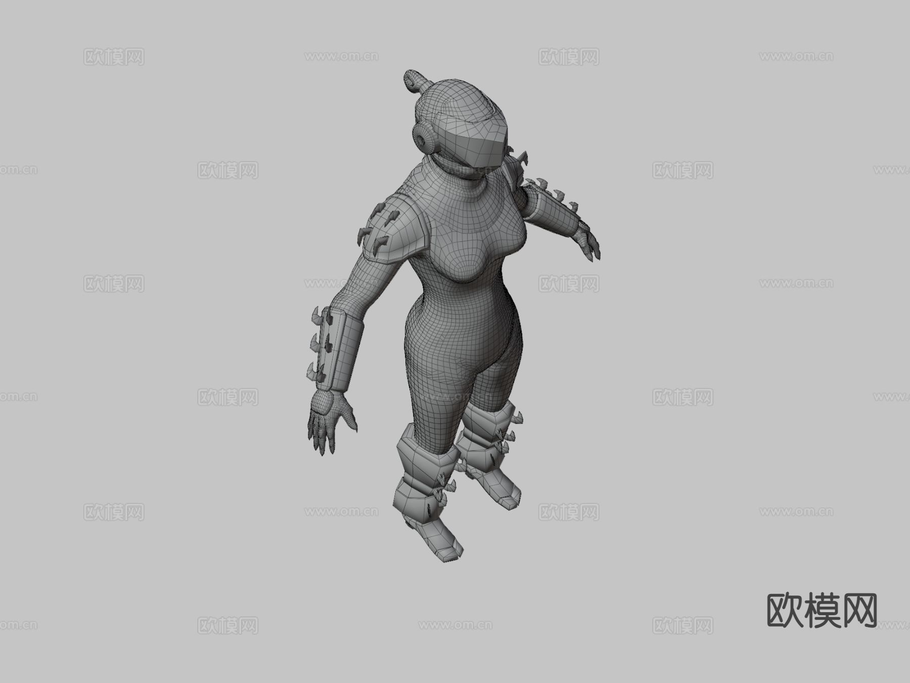 赛博忍者 阴影系列su模型下载（渲染图2）