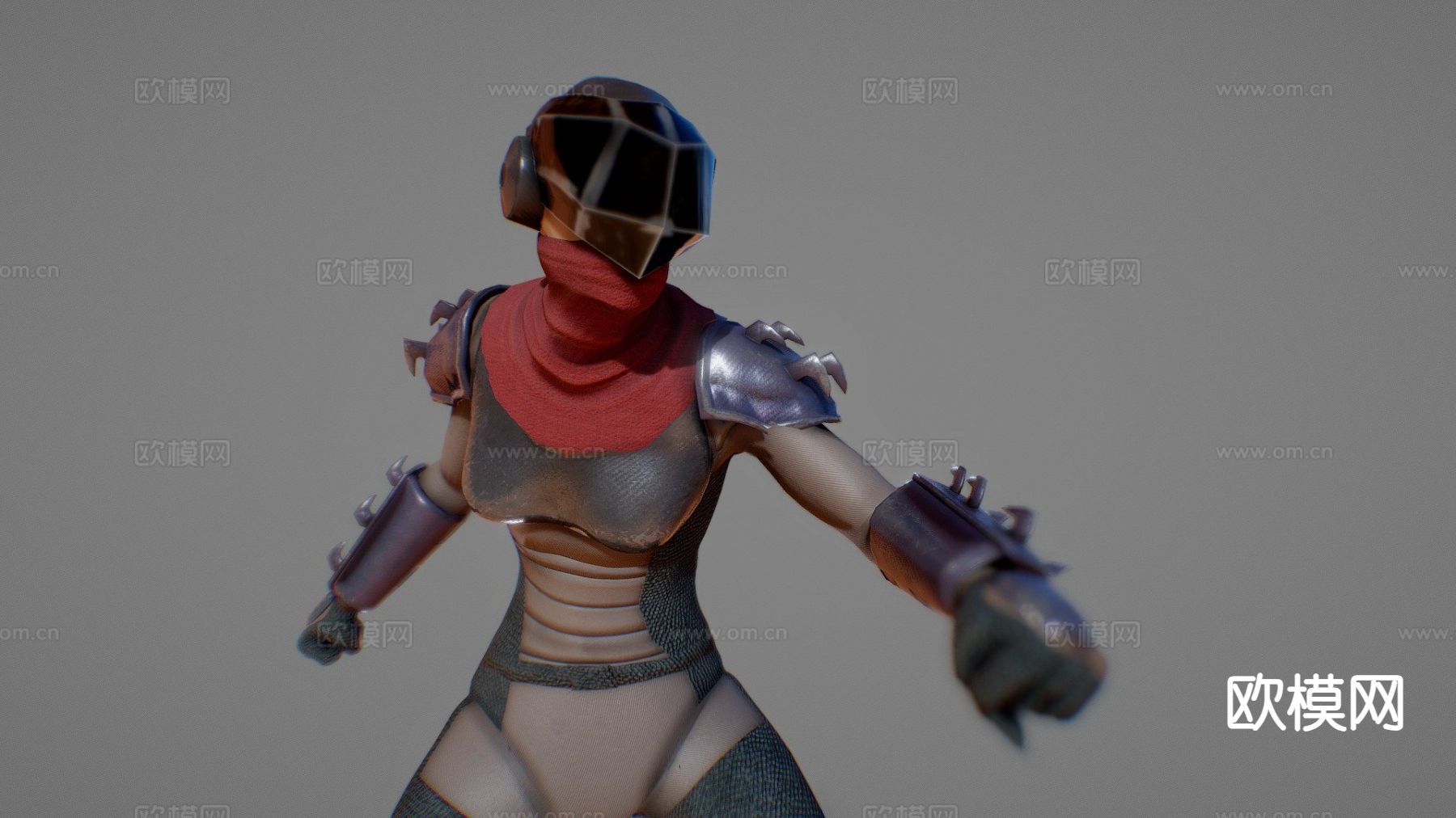 赛博忍者 阴影系列su模型下载（渲染图5）