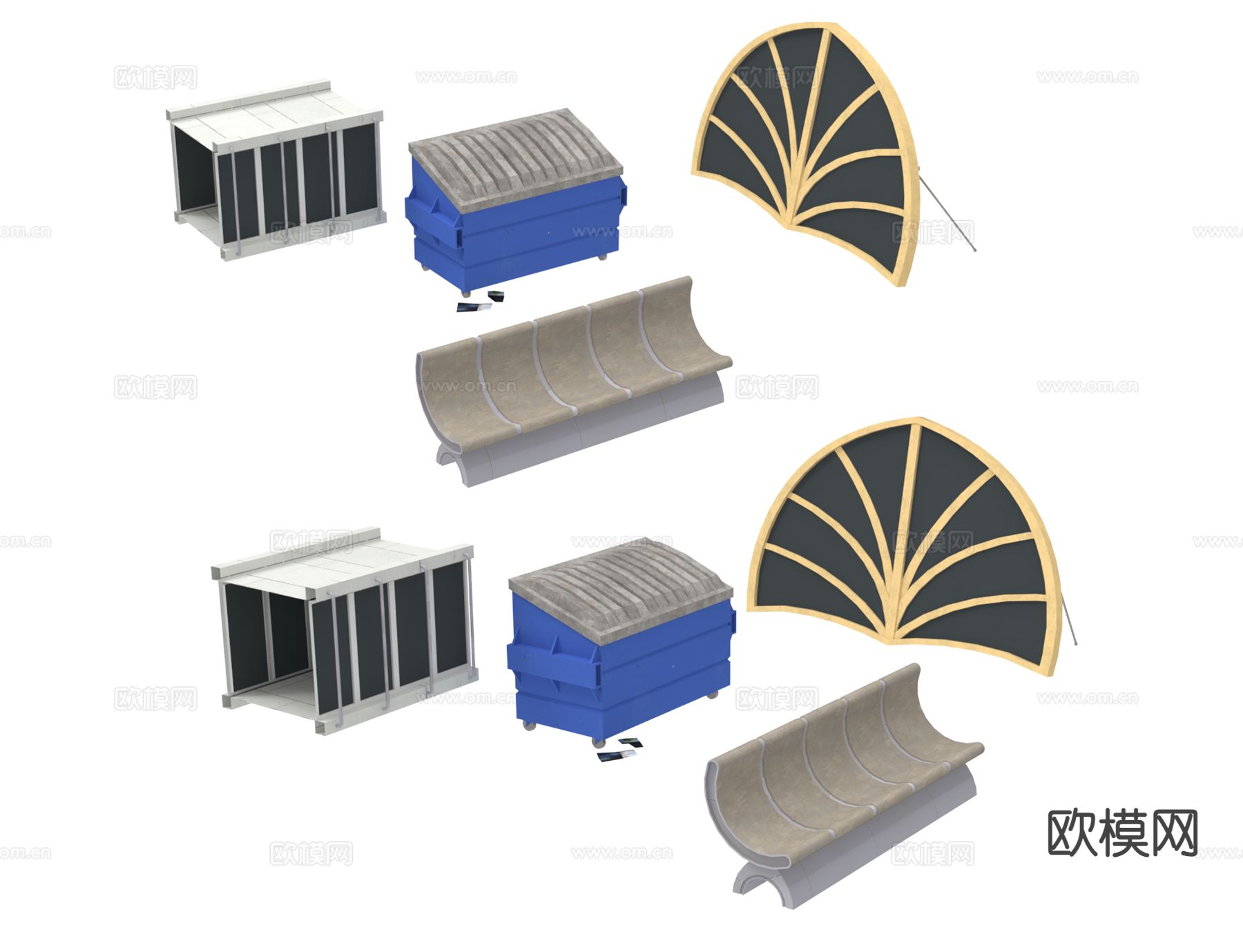 未来建筑 科幻基地3d模型