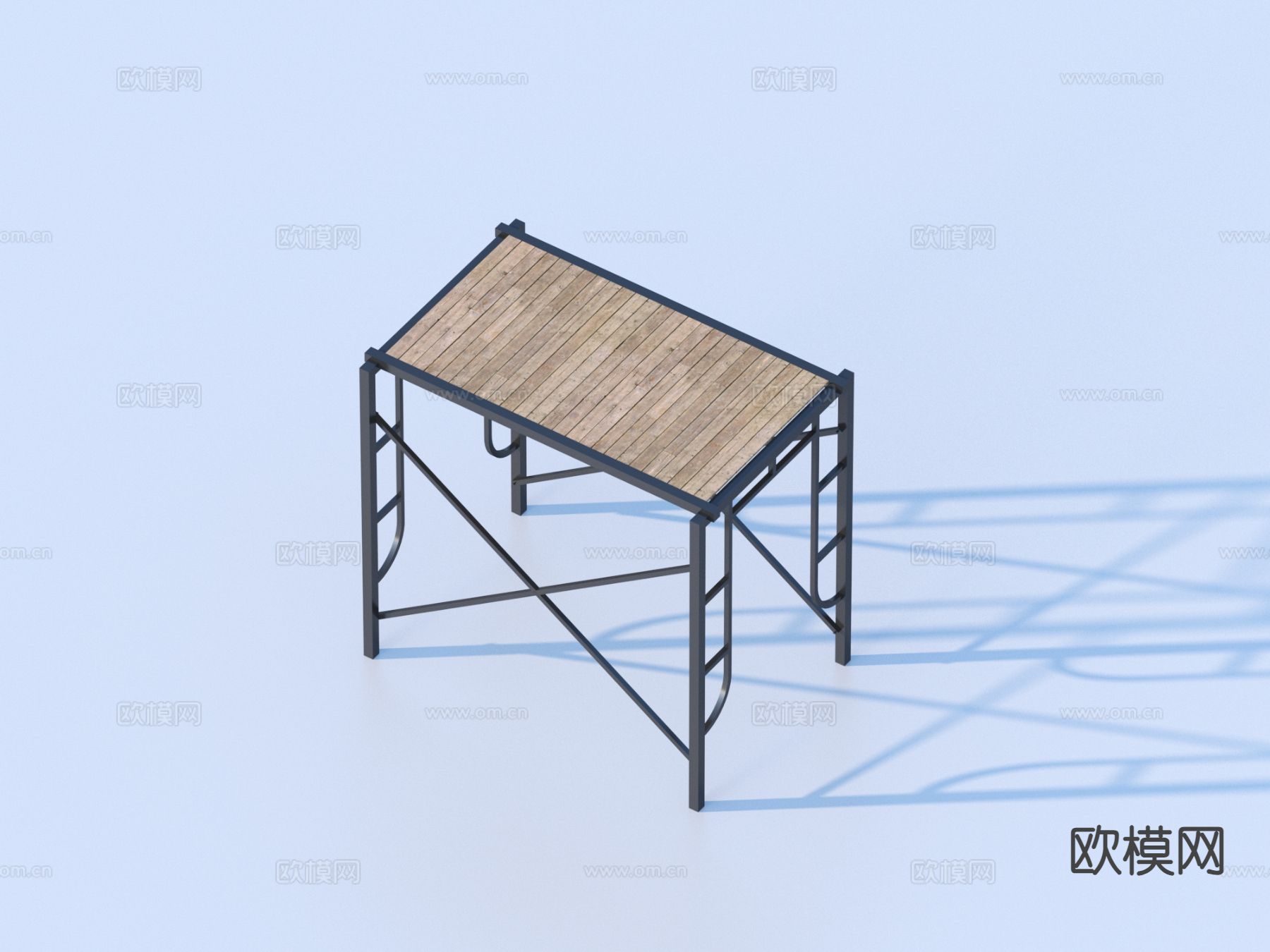 施工脚手架 置物架3d模型