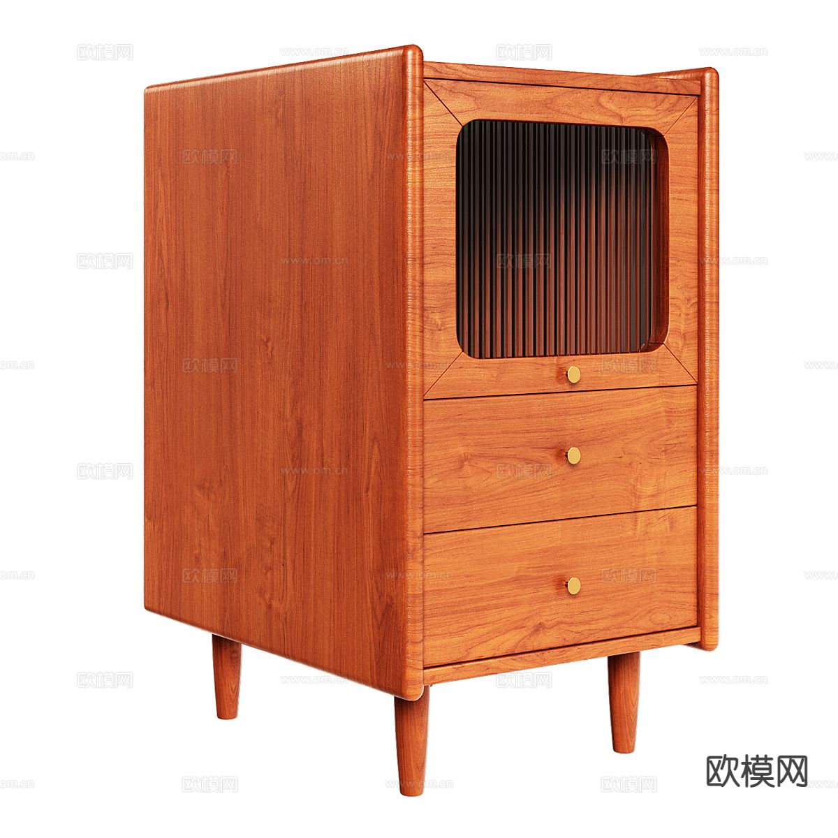 北欧床头柜3d模型下载