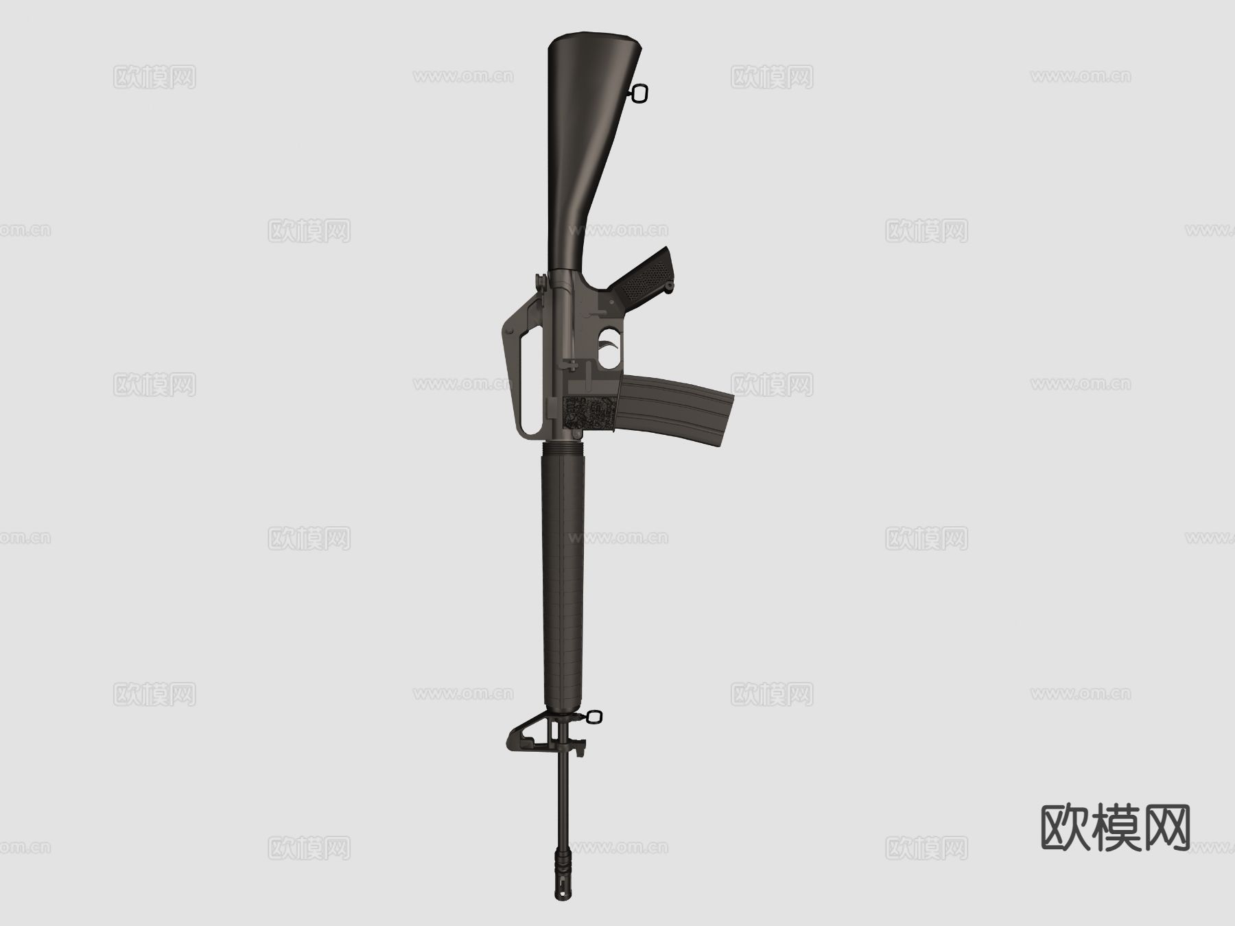 M16A4 突击步枪 枪支3d模型