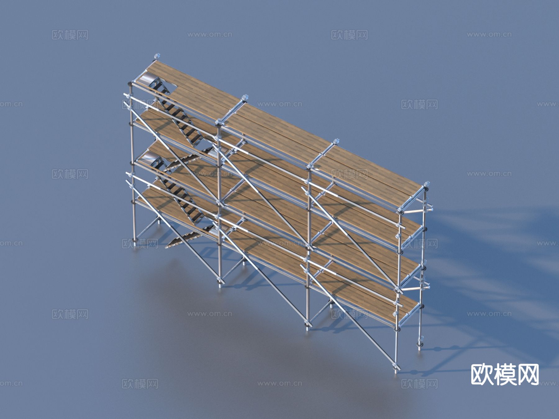 脚手架 置物架3d模型下载