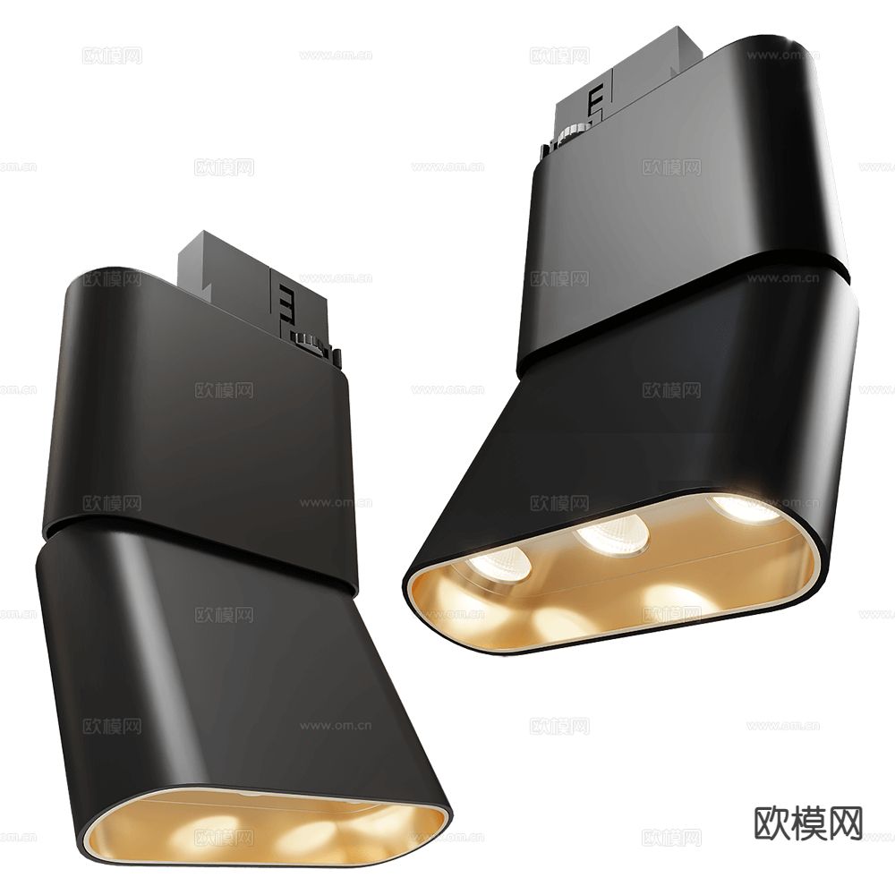 Maxlight 明装筒灯 射灯 磁吸灯3d模型