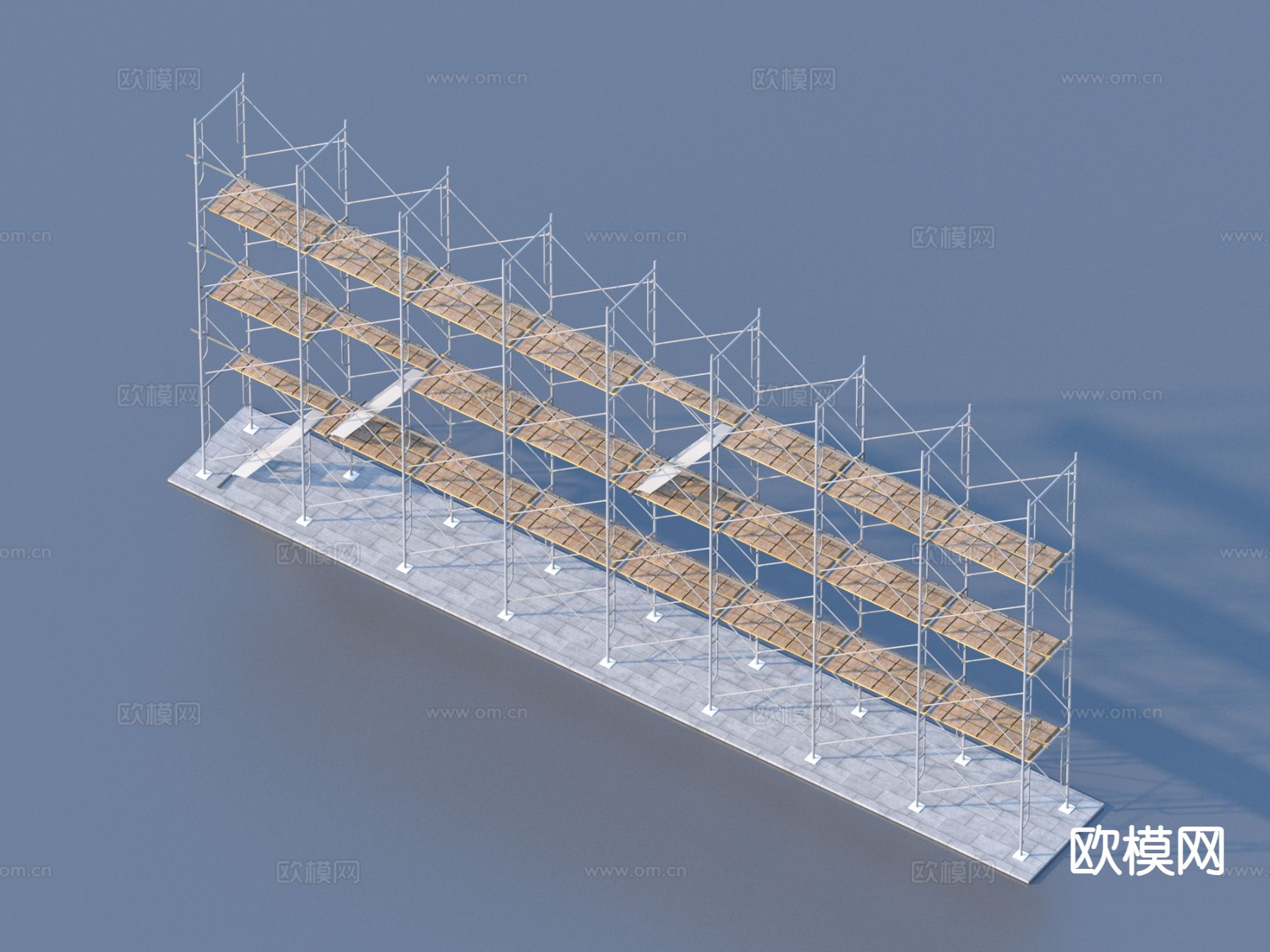 脚手架 工业置物架3d模型