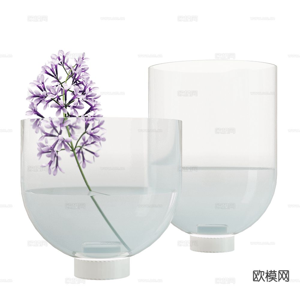 DECHEM 水生植物 水培绿植3d模型下载