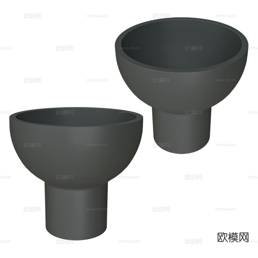 Serralunga 陶瓷器皿3d模型