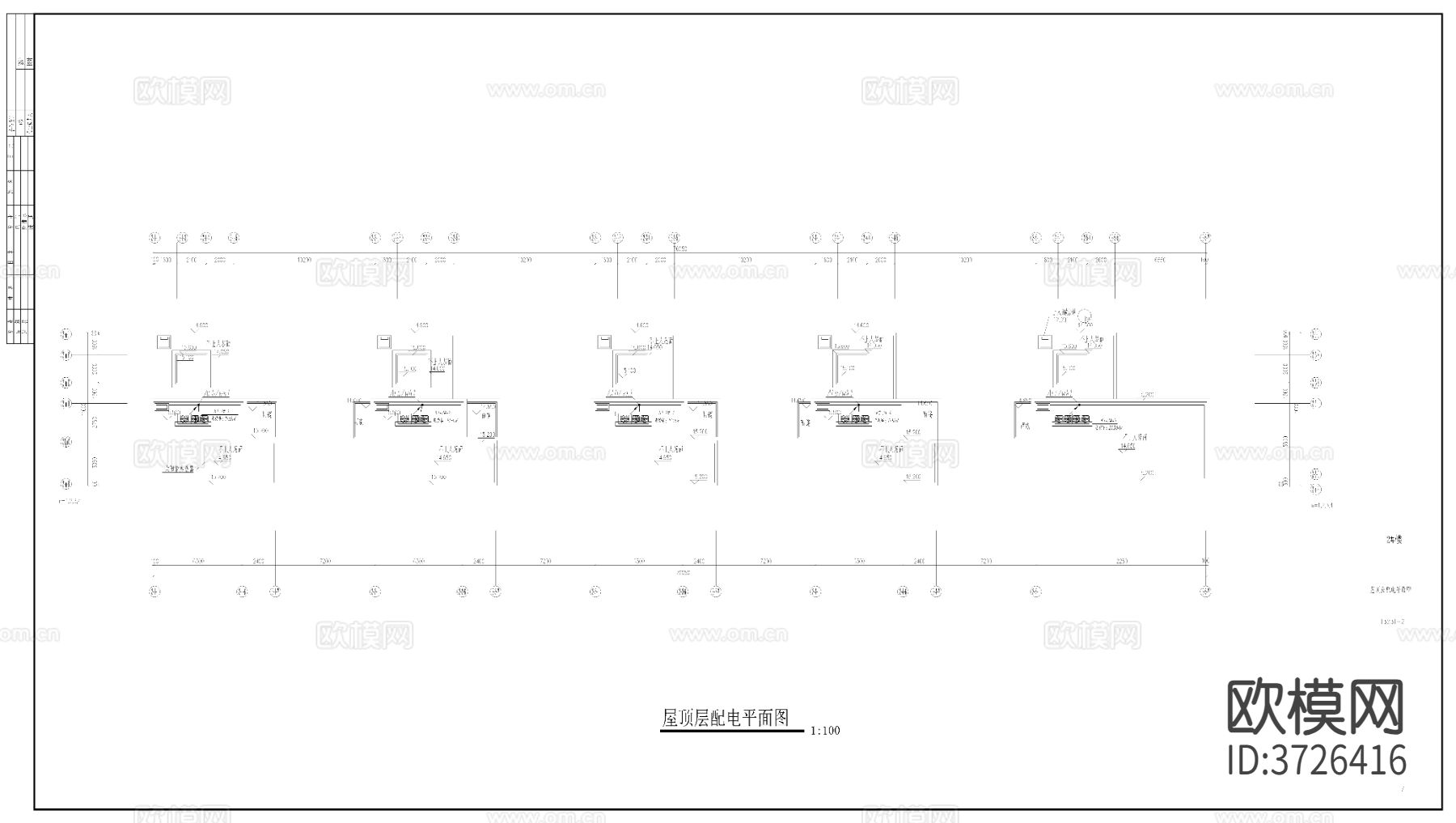 办公园区电气cad施工图