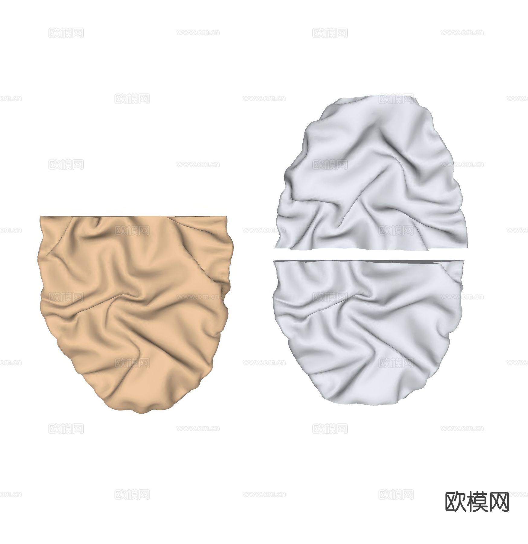 现代墙饰挂件 挂饰su模型